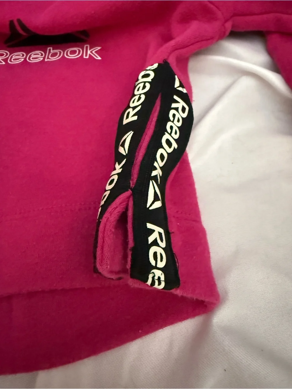 Reebok Bright Pink Logo Sweatshirt-18 months